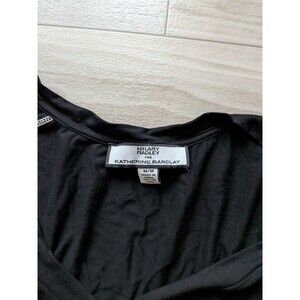 Hilary Radley / Katherine Barclay Black Ruffle Tunic – Size M